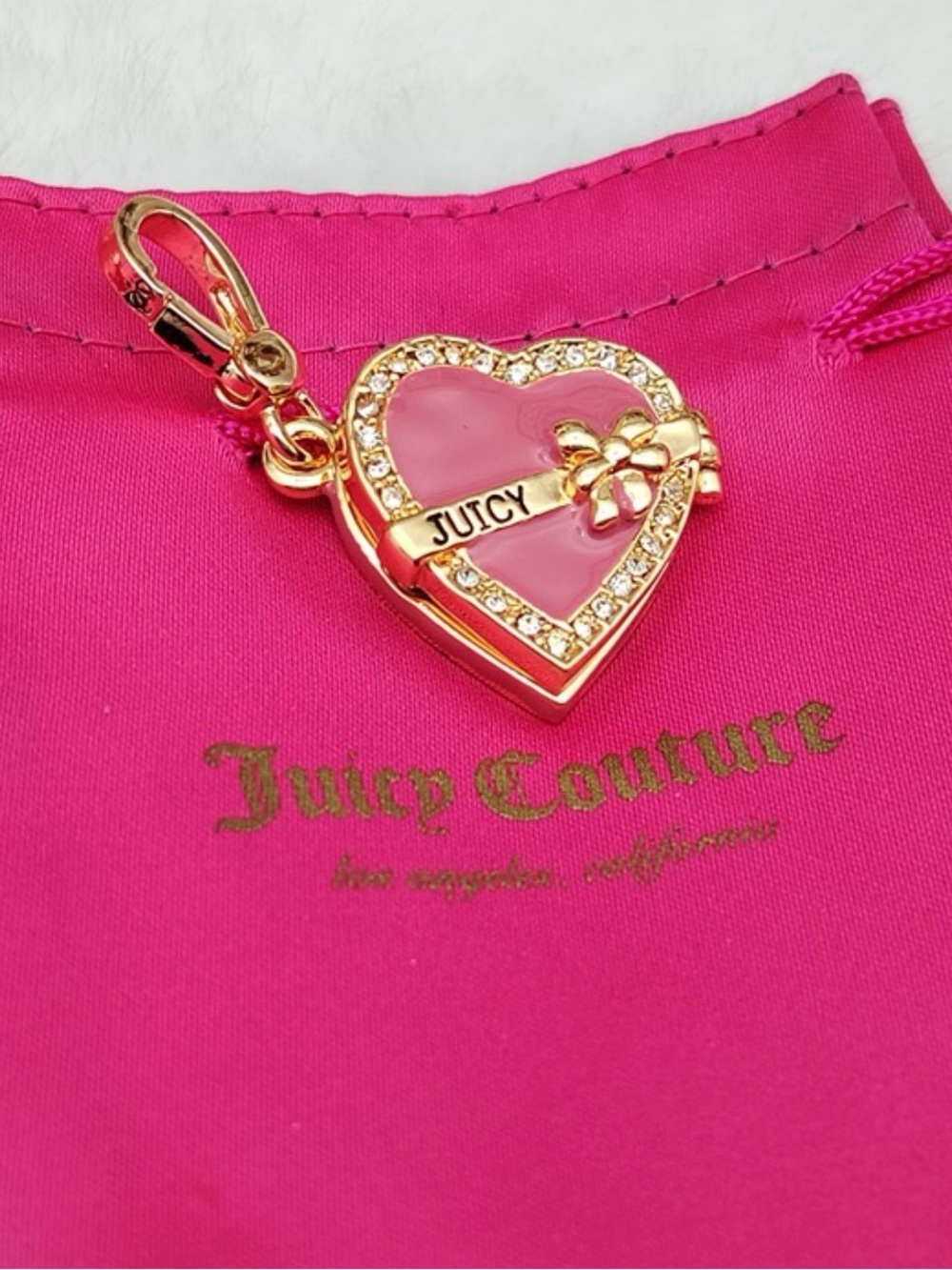 Juicy Couture Heart jewelry Box Charm - Picture 1 of 6